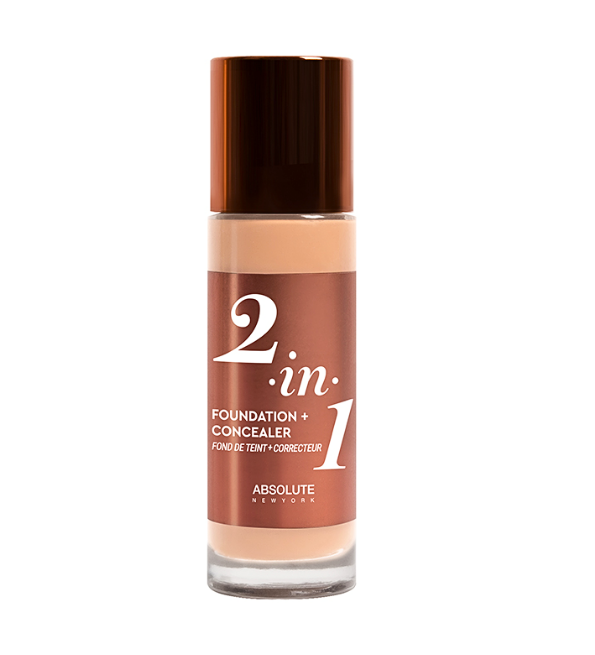Absolute New York 2in1 Foundation & Concealer Neutral Shell 35ml