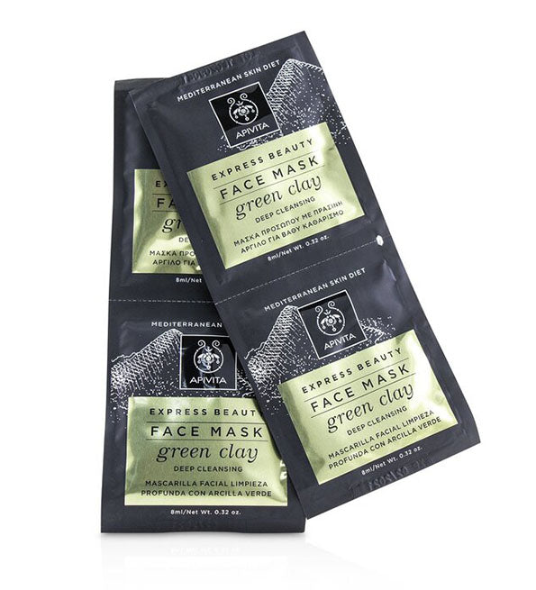 Apivita Express beauty Face Mask Green clay 6*2*8ml