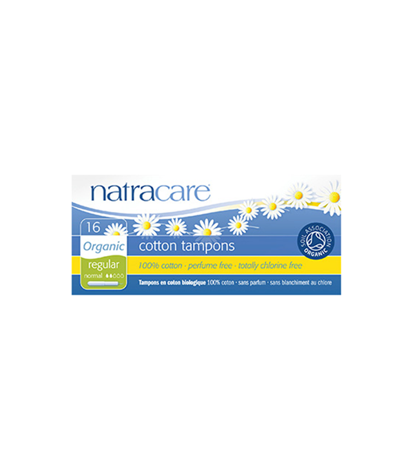 NATRACARE TAMPONS REGULIER AVEC APPLICATEUR 16 Unités