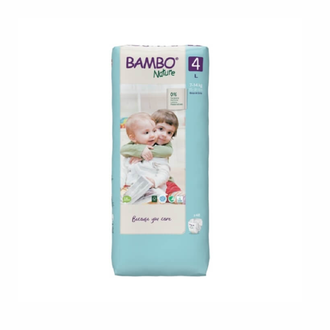 Bambo Nature Couches T4 L 7-12kg/40 Pieces