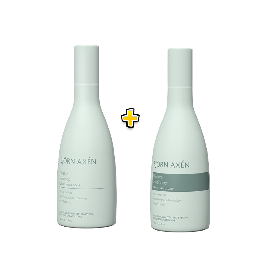 Bjorn Axen Moisture Shampoing 250ml + Conditioner 250ml Pack