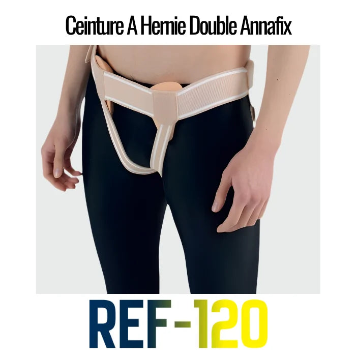 ANNAFIX Ceinture A Hernie Double REF-120