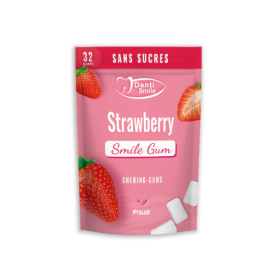 Denti Smile Chewing Gums Fraise Sans Sucres 32