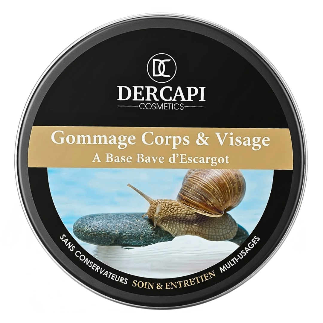 Dercapi Gommage A Bave D'escargot Corps Et Visage 200ml