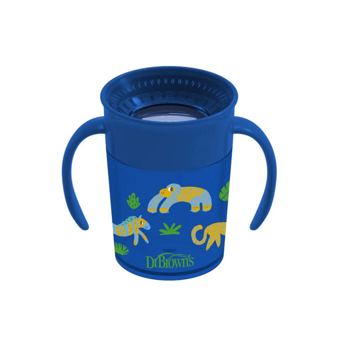Dr Brown's Goblet Avec Poignees DecoBleu 200ml