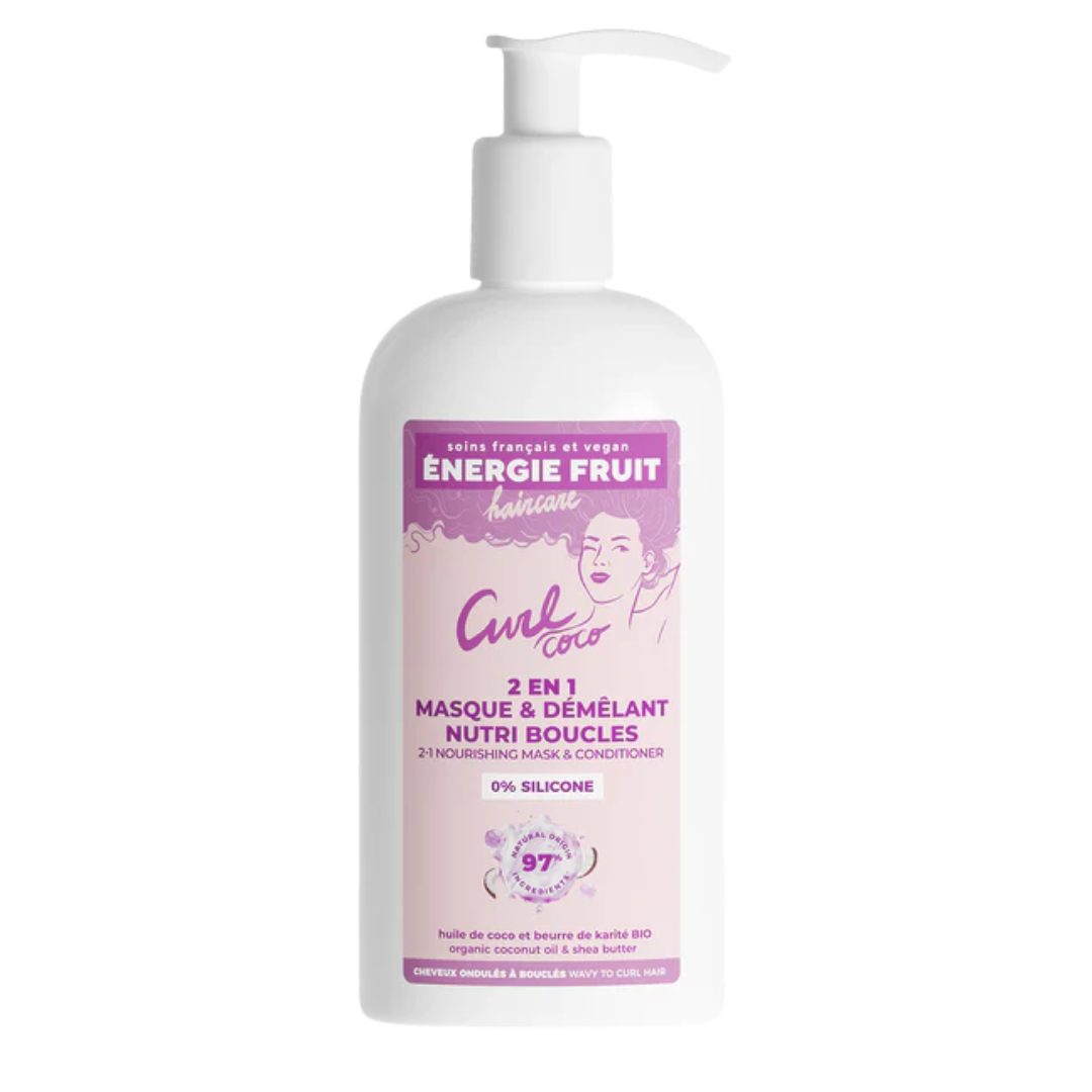 ENERGIE FRUIT MASQUE 2 EN 1 DÉMÊLANT COCO CURL NOURRISSANT 300ML