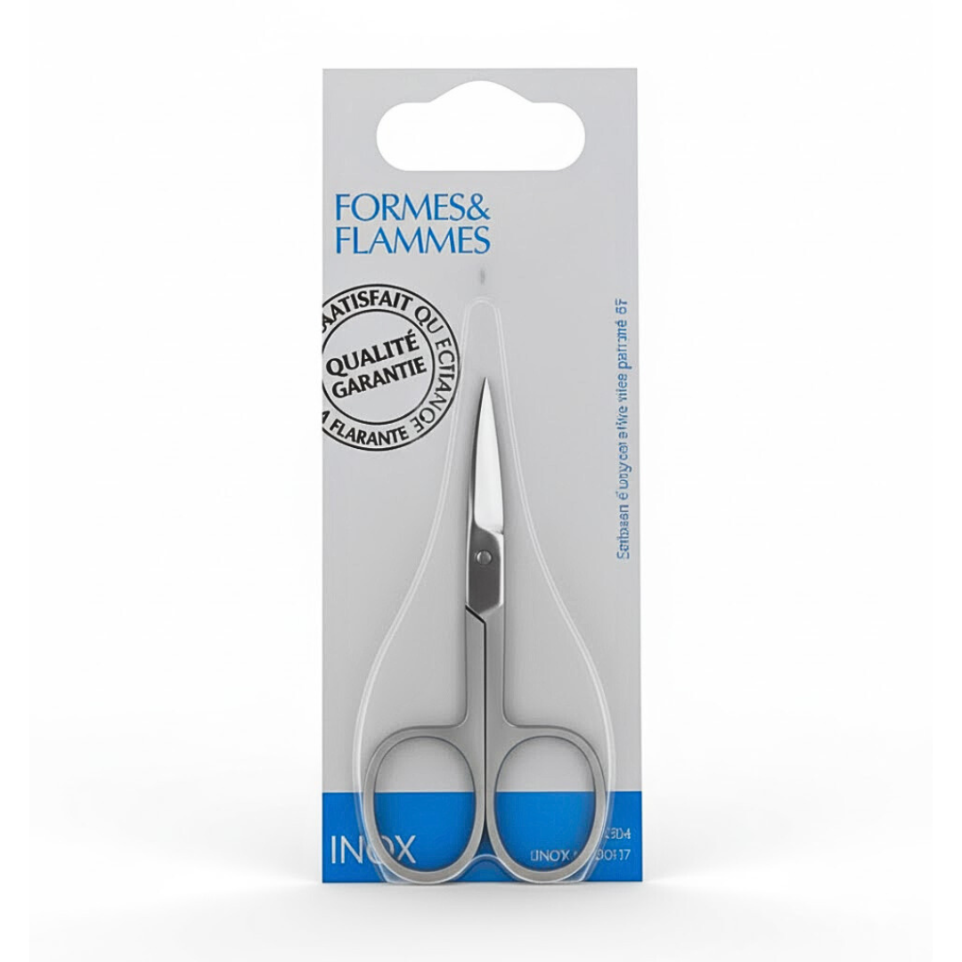 Formes&Flammes Ciseaux A Ongles Droits Acier Forge Inoxydable Poli Refrence 83
