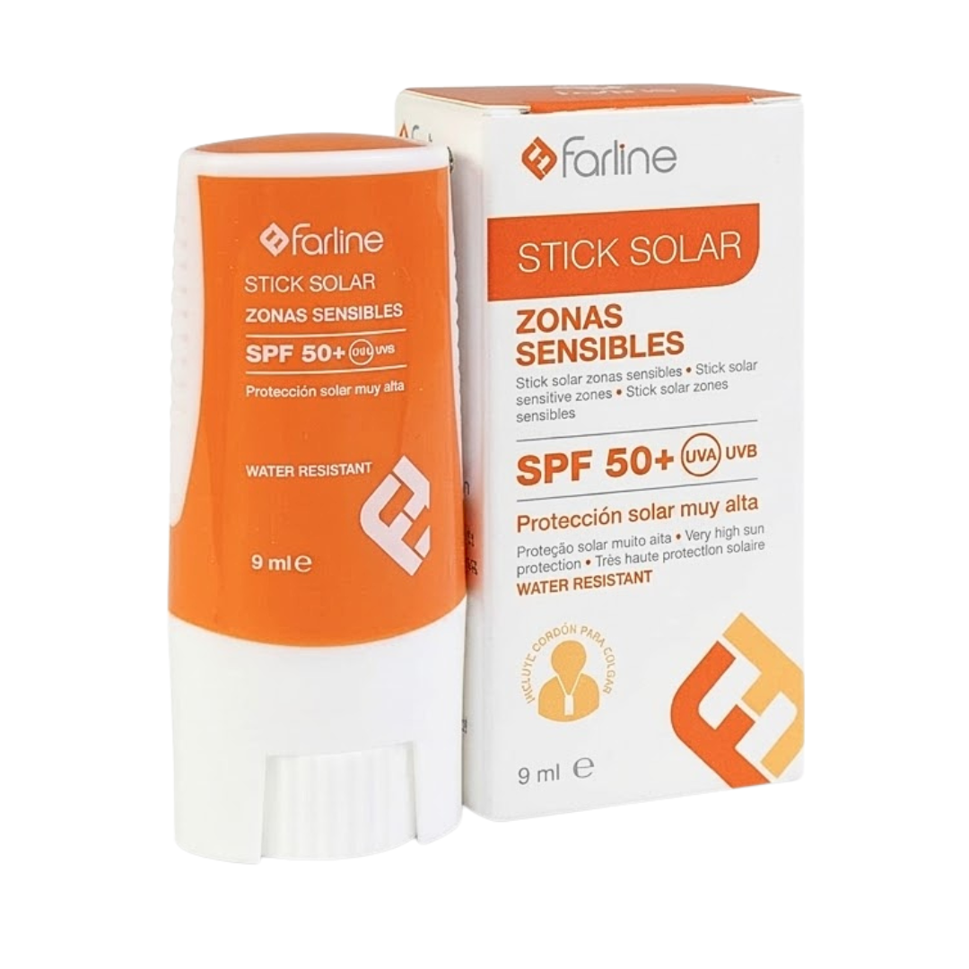 Farline Ecran Solaire Stick Sensible Spf50+ 9ml