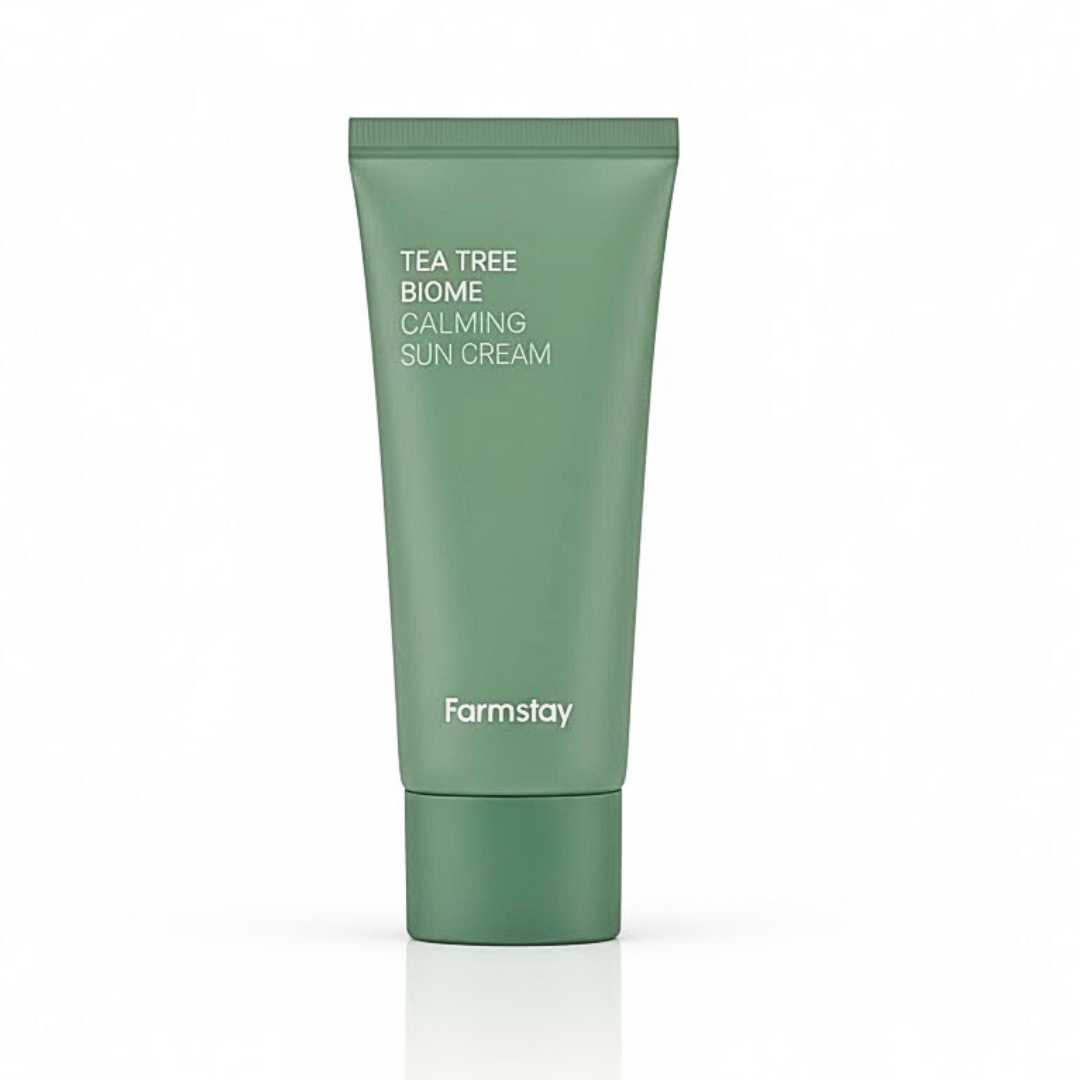 Farmstay Tea Tree Biome Calming Sun Cream 50g