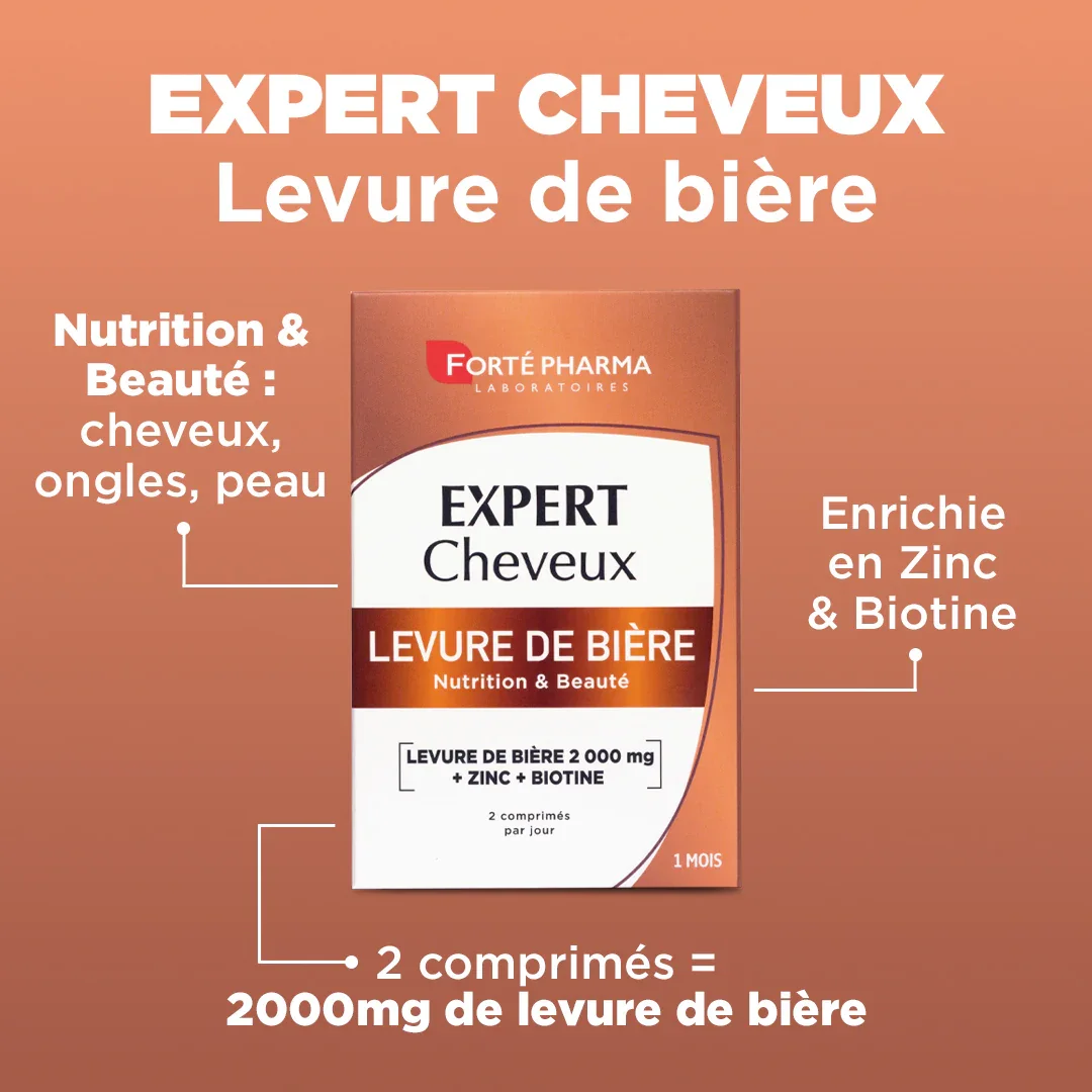 Forte Pharma Expert Levure de bière 56 Comprimes