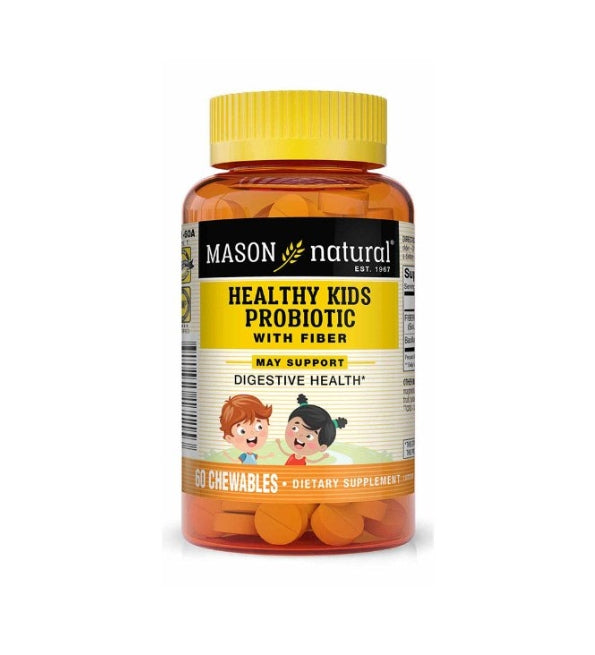 Mason Natural Healthy Kids Probiotic with fiber 60 tablets 1711-60A