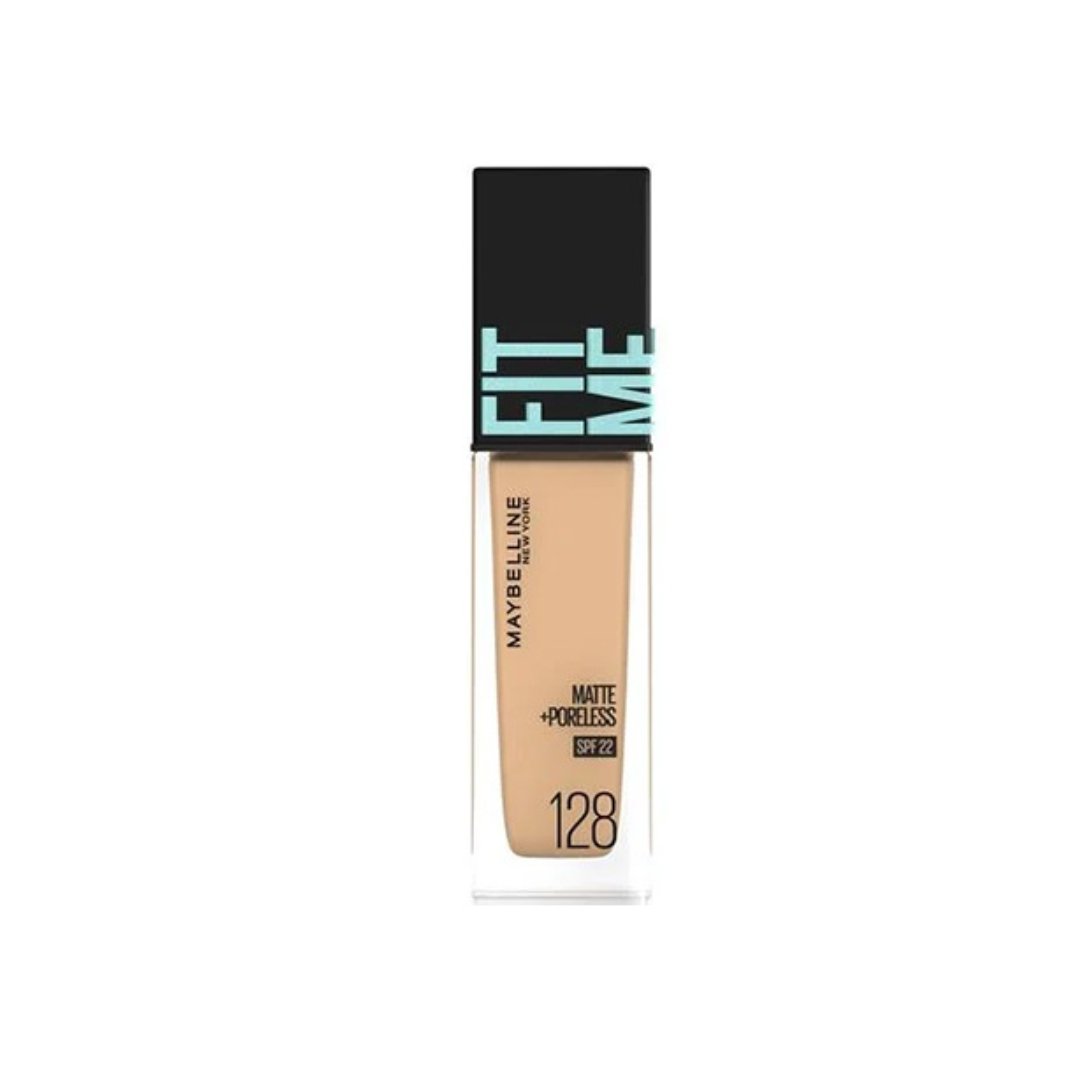 Maybelline Fit Me Fond De Teint Matte+ Poreless spf22 Nu 128 30ml