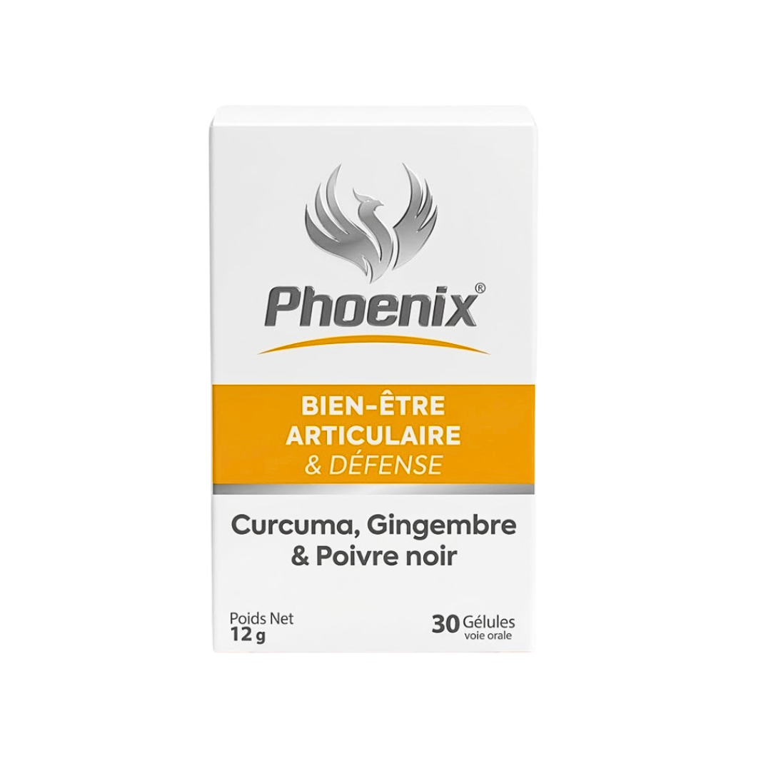Phoenix Curcuma - Gingembre - Poivre noir 30gelules