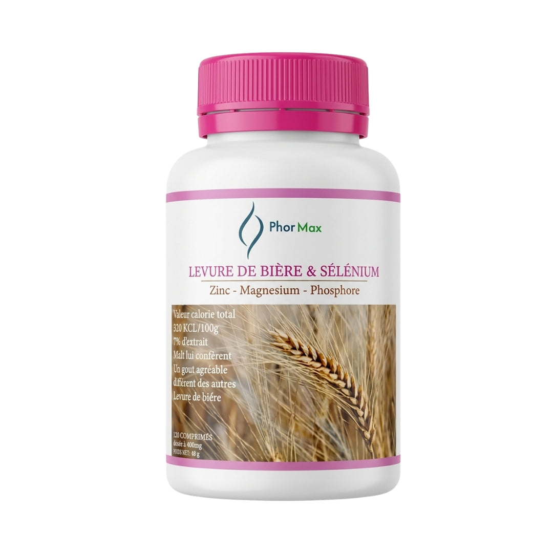 Phormax Levure de Biere & Selenium 120 Comprimes