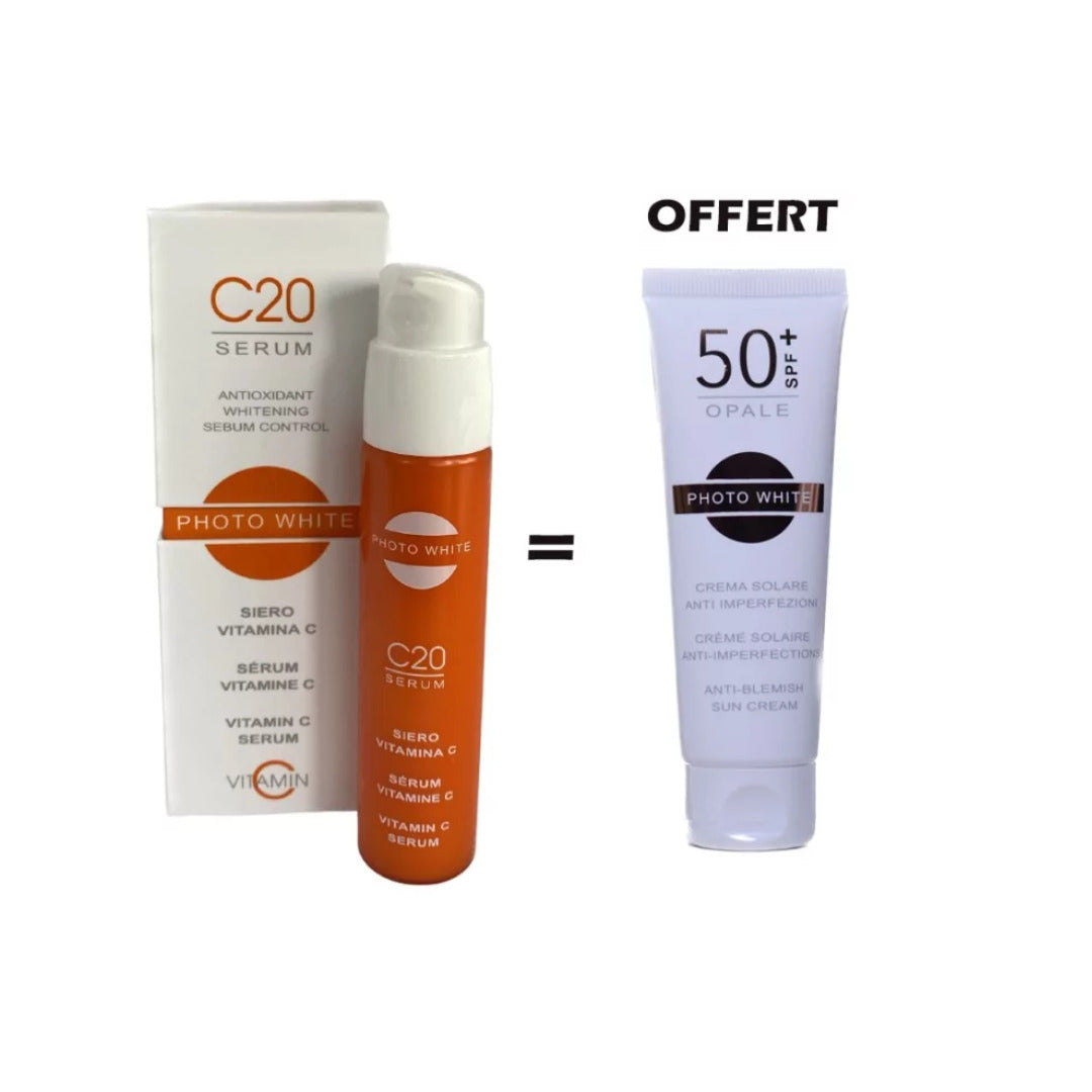 Photo White Duo Pack C20 Serum 30ml+Ecran Opale spf50+ 50ml