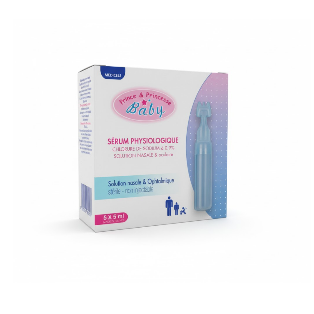 Prince & Princesse Serum Physiologique 5 x 5Ml