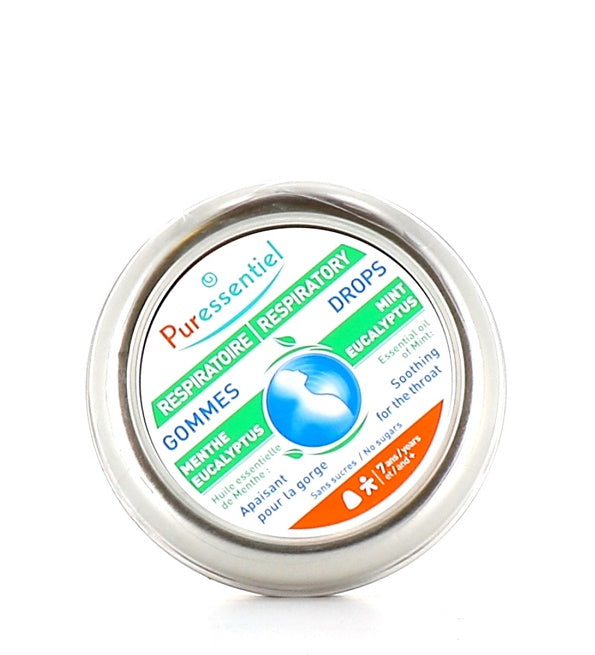 PURESSENTIEL Gommes Menthe-Eucalyptus Respiratoire 45gr
