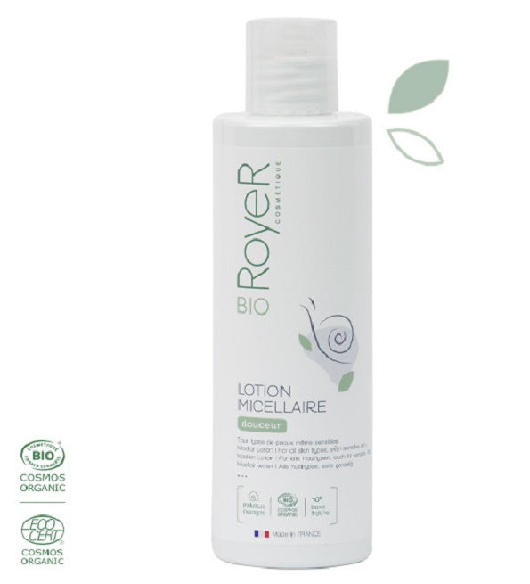 RoyeR Lotion micellaire bio à la bave d'escargot 200 ml