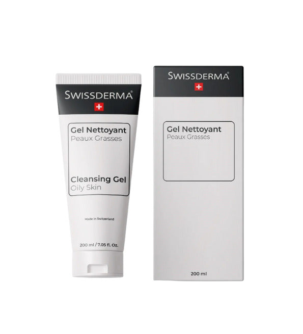 Swissderma Gel Nettoyant Peux Grasses 200ml