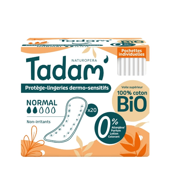 TADAM PROTÉGE LINGERIE DERMO SENSITIF NORMAL X20
