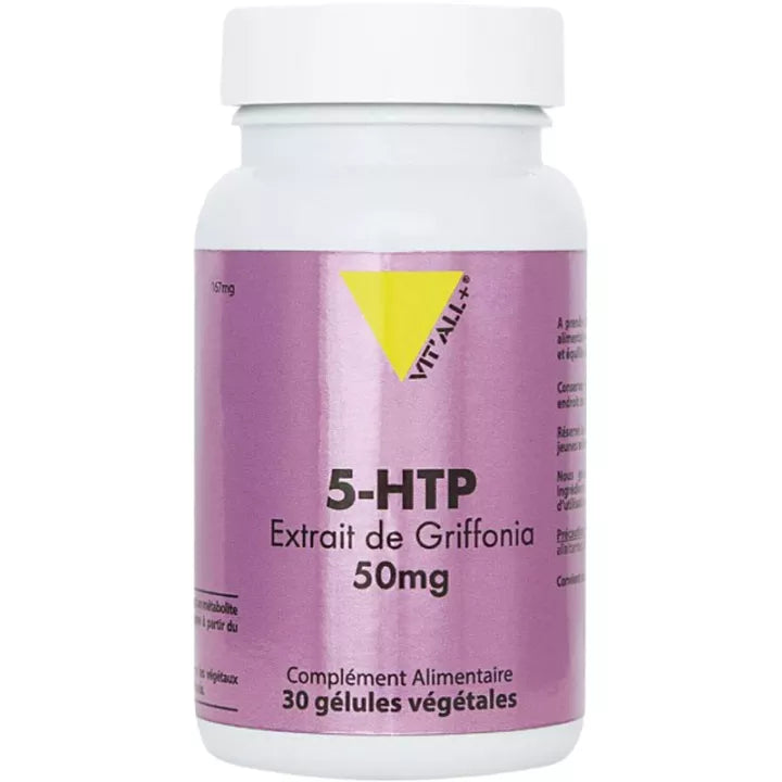 VITALL PLUS 5-HTP EXTRAIT DE GRIFFONIA 50MG
