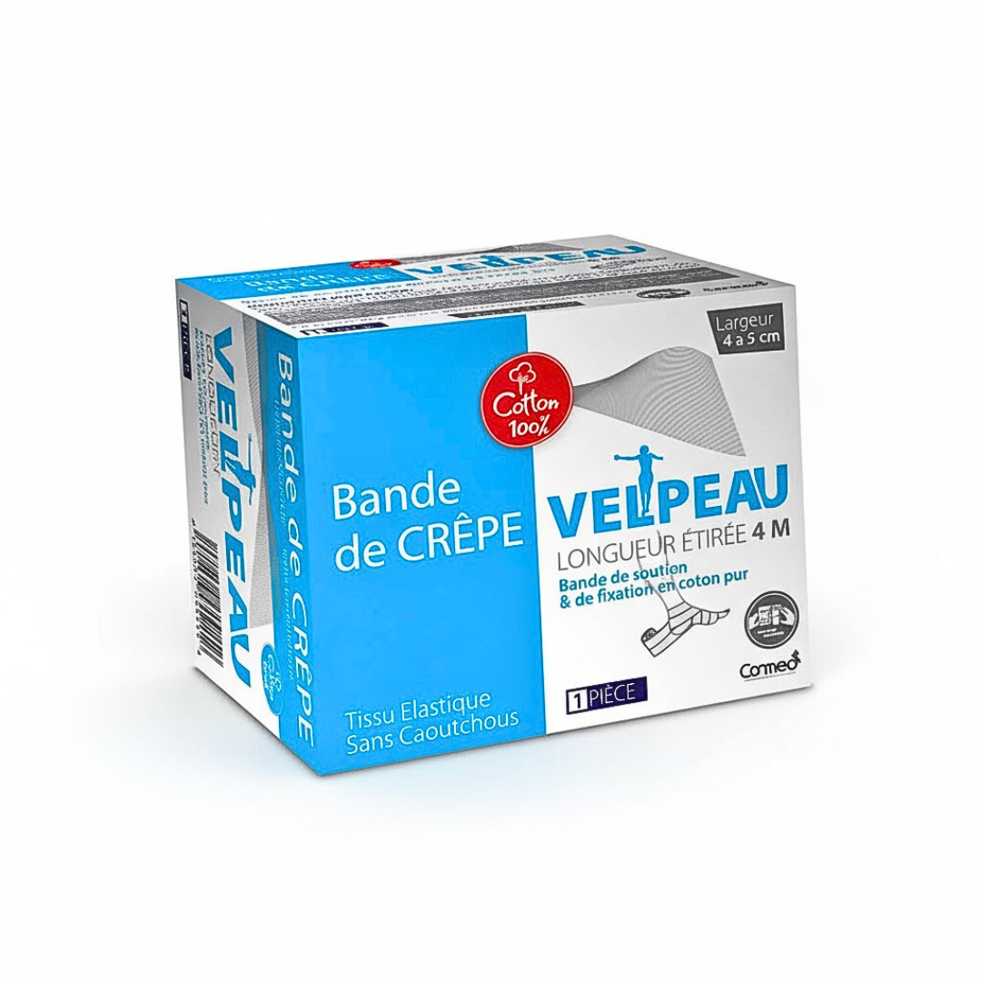 Velpeau Bande De Crepe Bleu 5cm