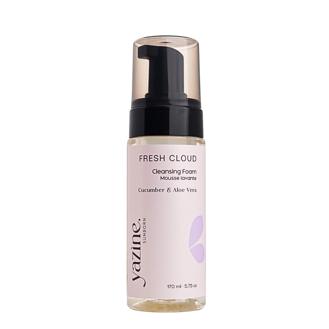 Yazine Mousse Lavante Cucumber & Aloe Vera 170ml