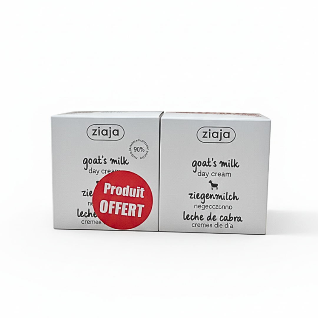 Ziaja Goat's Milk Au Lait De Chevre Creme De Jour 50ml+Creme De Nuit 50ml