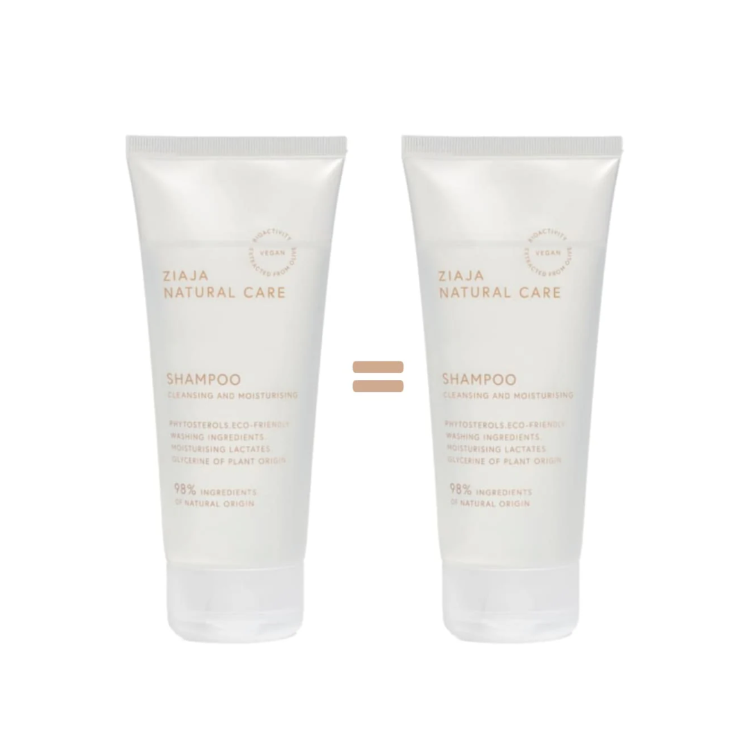 Ziaja Natural Care Shampoing 2x200ml Pack