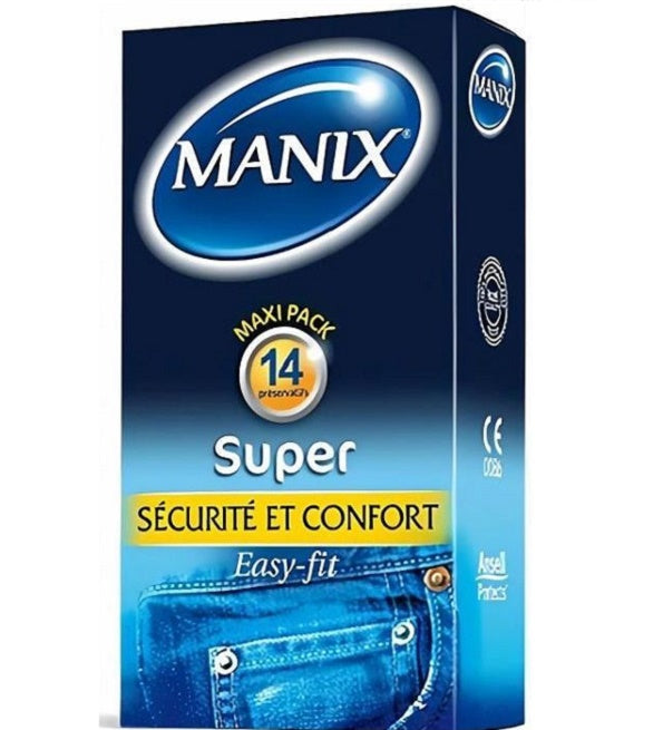 Manix Super Preservatifs - Boite 12 préservatifs
