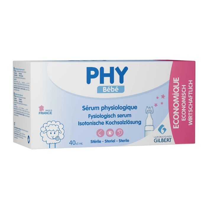 Gilbert PHY SERUM PHYSIOLOGIQUE BOITE DE 40x5ml
