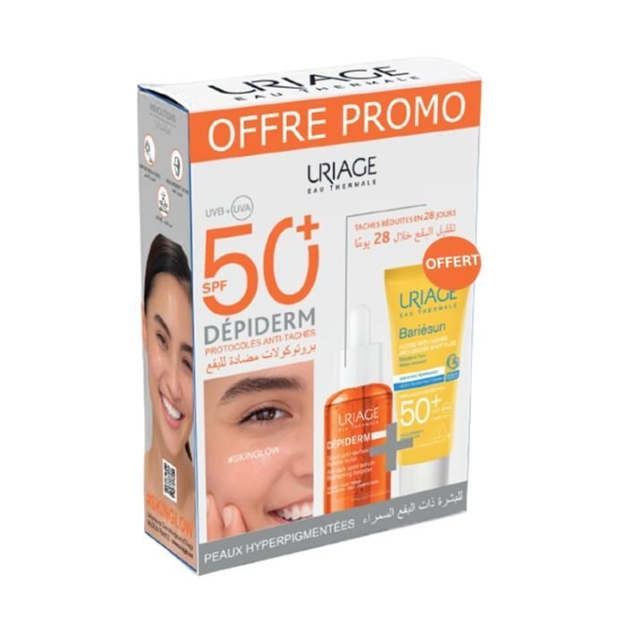 Uriage Depiderm Booster Eclat + Bariesun Fluide Anti-taches