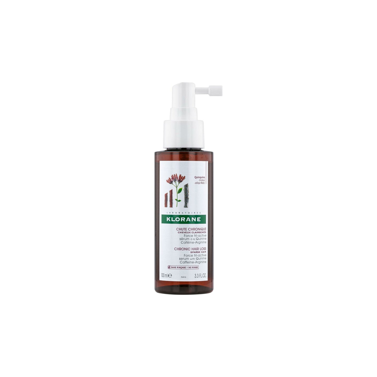 Klorane - Sérum antichute à la Quinine &amp; Edelweiss BIO - Chute de cheveux 100ml