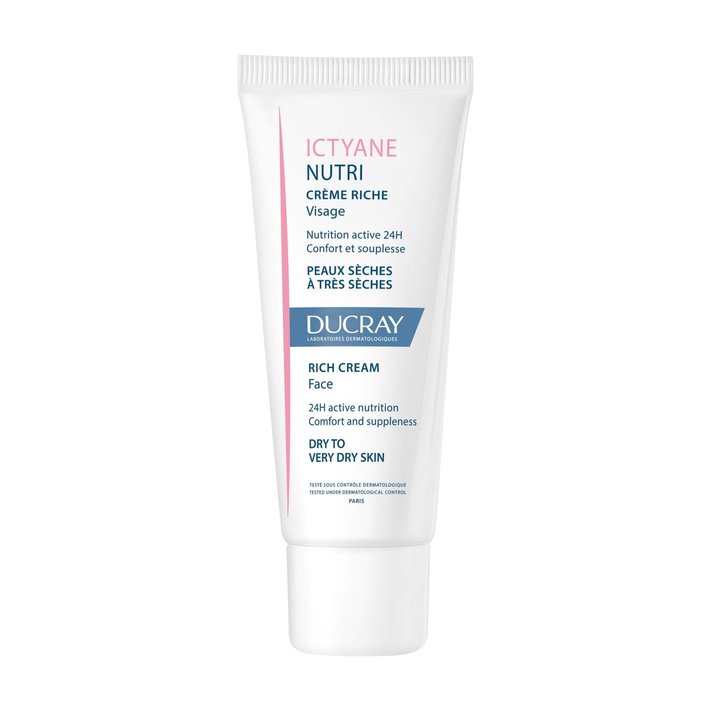 Ducray — Crème riche Visage — Crème visage peau sèche — Ictyane Nutri 40 ml