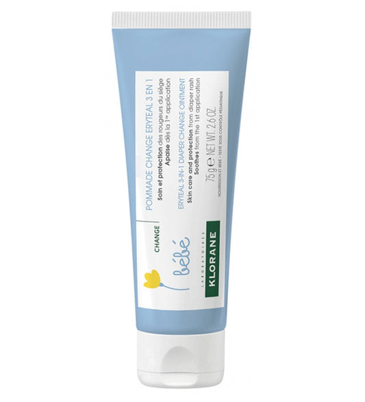 Klorane - Pommade change Eryteal 3 en 1 au Calendula apaisant - Bébé - Change - Siège 75 g