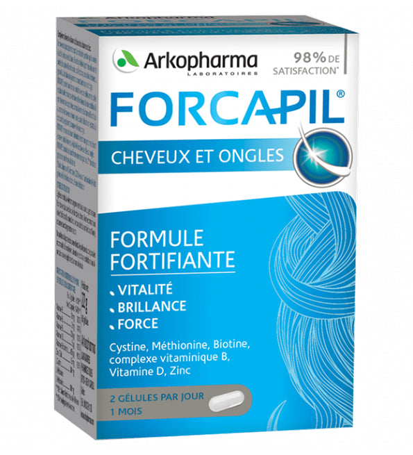 Forcapil Cheveux Et Ongles - 60 Gelules