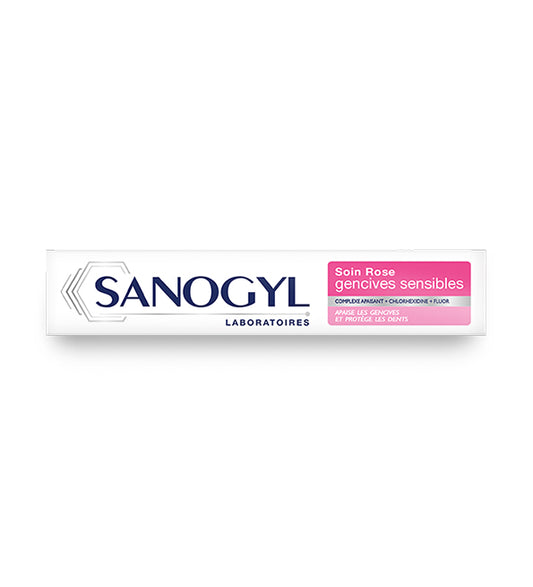 Sanogyl dent Rose Soin Gencives Sensibles Tube 75 Ml