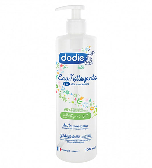 Dodie - Eau nettoyante 3 en 1 flacon Pompe - 500 ml