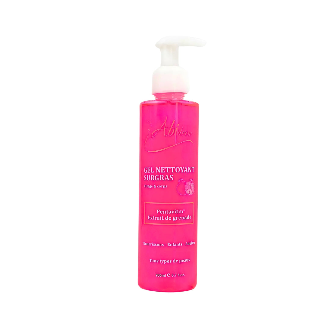 Abiderm Gel Nettoyant Surgras 200ml