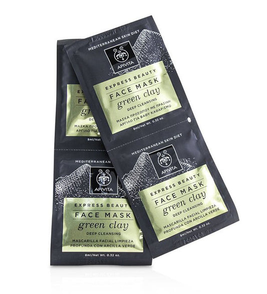 Apivita Express beauty Face Mask Green clay 6*2*8ml