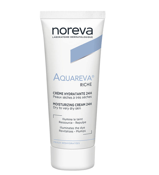 NOREVA AQUAREVA CRÈME HYDRATANTE 24H RICHE 40 ml