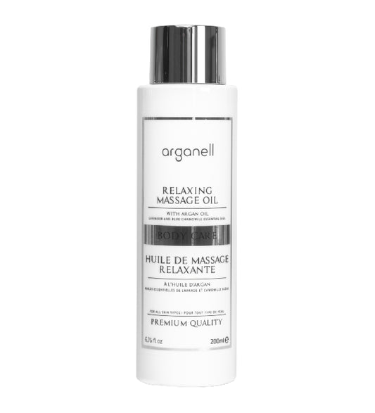 Arganell Huile De Massage Relaxante Lavande Et Camomille Bleue 200ml