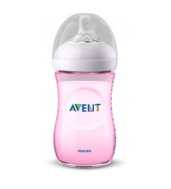 Avent Biberon Natural +1m 260ml scf034/17 Rose