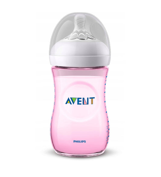 Avent Biberon Natural +1m 260ml scf034/17 Rose