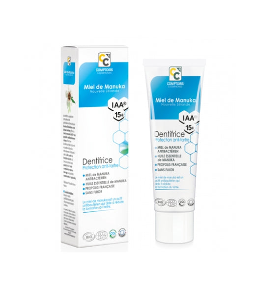 COMPTOIRS ET COMPAGNIES DENTIFRICE ANTI TARTRE AU MIEL DE MANUKA IAA 15+ 75ML