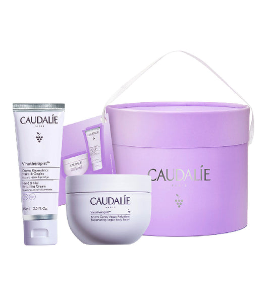 Caudalie vinotherapiste Coffret Beurre Corps Vegan+Creme mains &amp; ongles