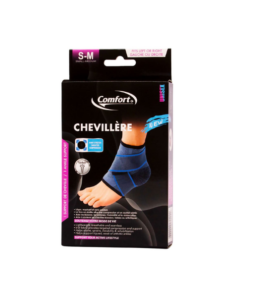 Comfort Chevillere Starpping Noir Large-Xlarge