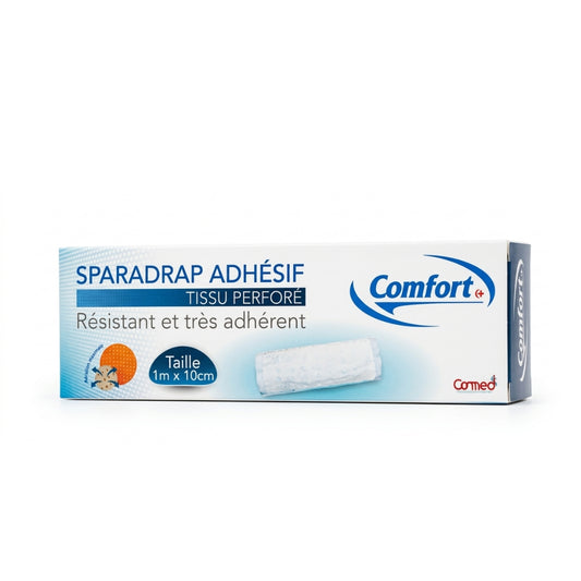 Comfort Sparadrap Adhesif Blanc 1mx10cm