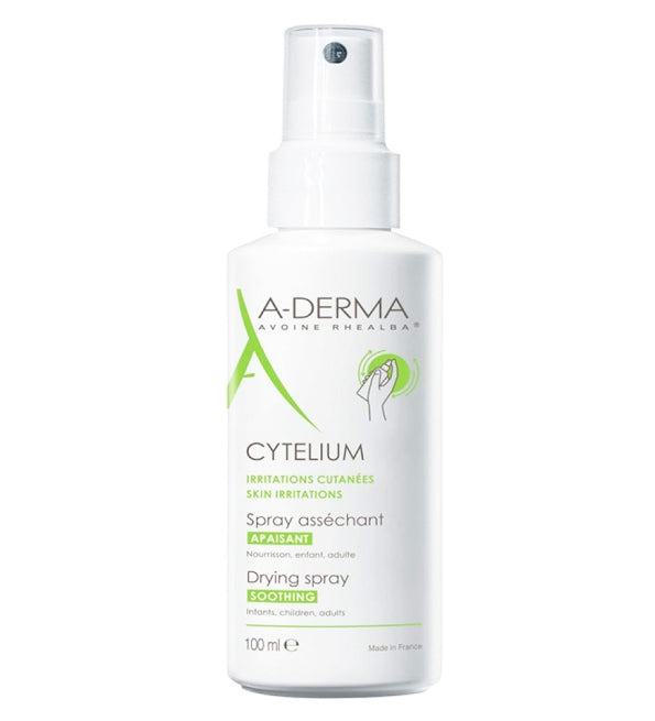 A-DERMA — CYTELIUM SPRAY ASSÉCHANT APAISANT — Spray asséchant — CYTELIUM 100 ml