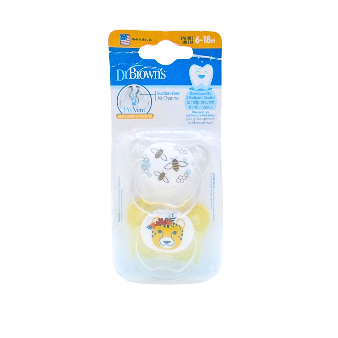 Dr Brown's 2 Sucette Betterfly Shield Bleu 6-18m PV22401-Ess